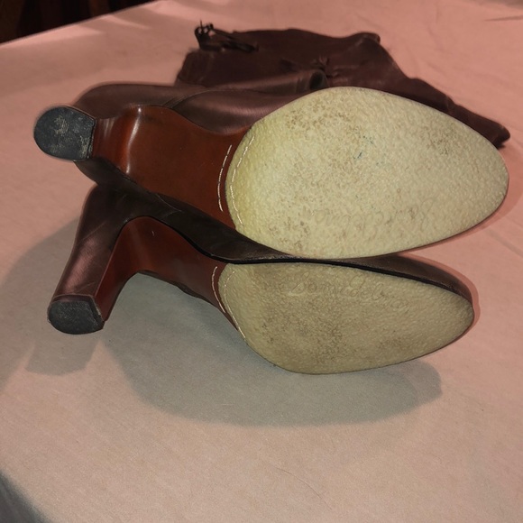 Sam Edelman leather boots Sz 11 knee high laced - Picture 3 of 6